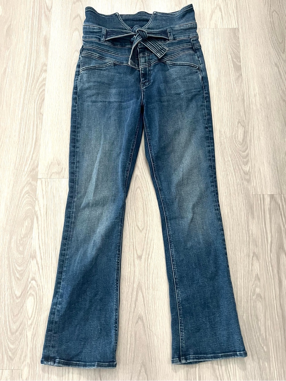 MOTHER Denim Triple Stack Insider Ankle Jeans Chick Flick Size 28 - Picture 4 of 15
